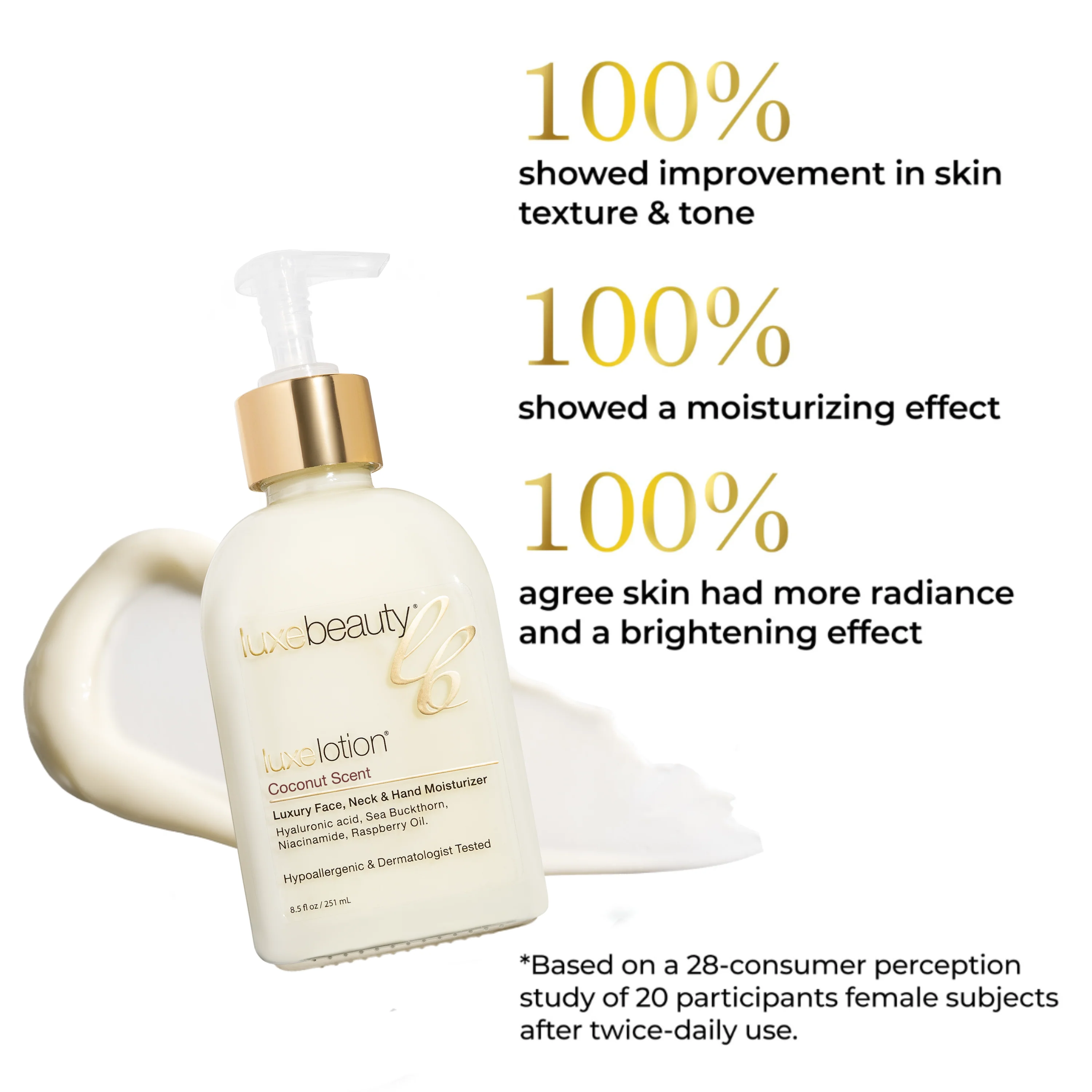 Face, Neck & Hand Moisturizer - Coconut Scent - Image 6