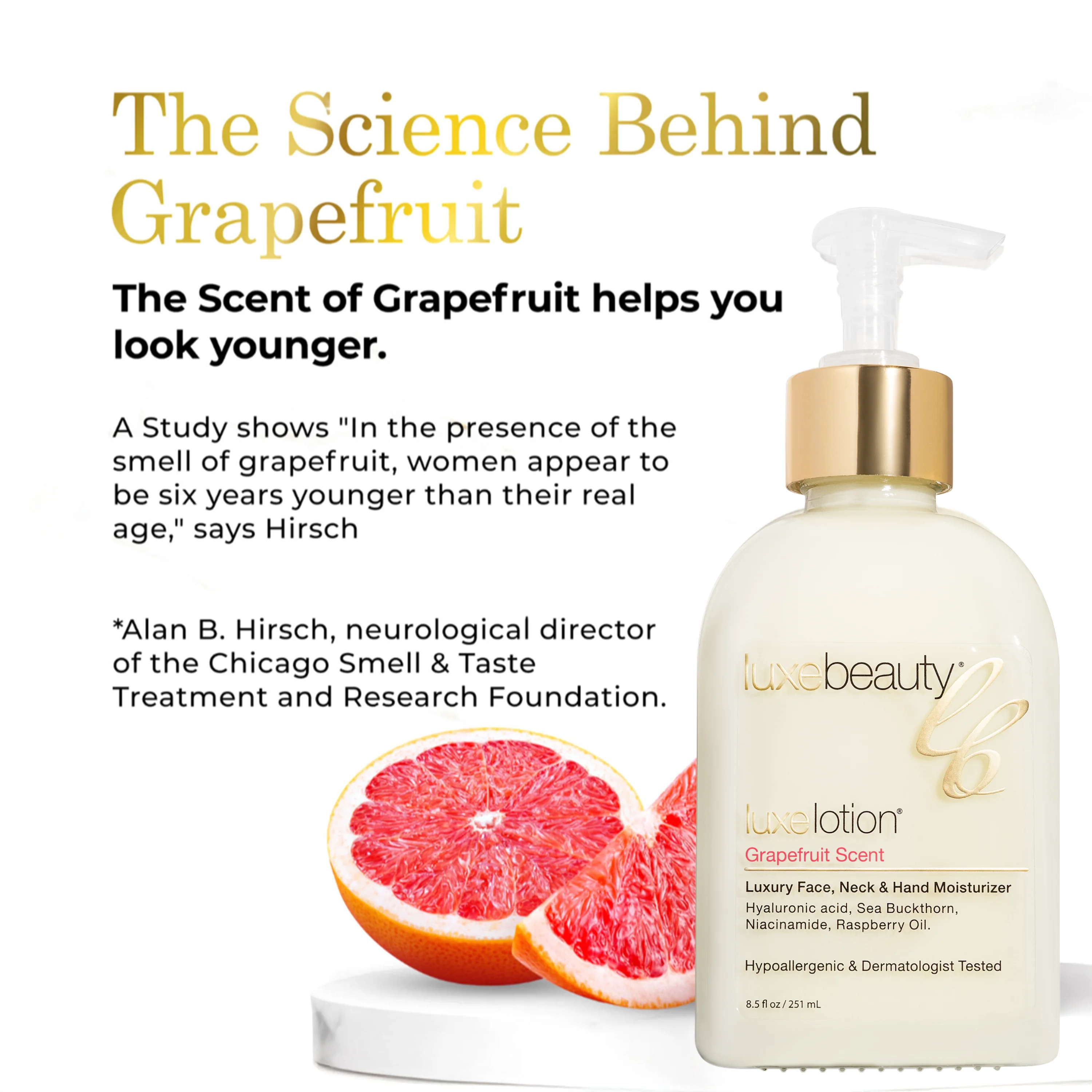 Face, Neck & Hand Moisturizer - Grapefruit Scent - Image 3