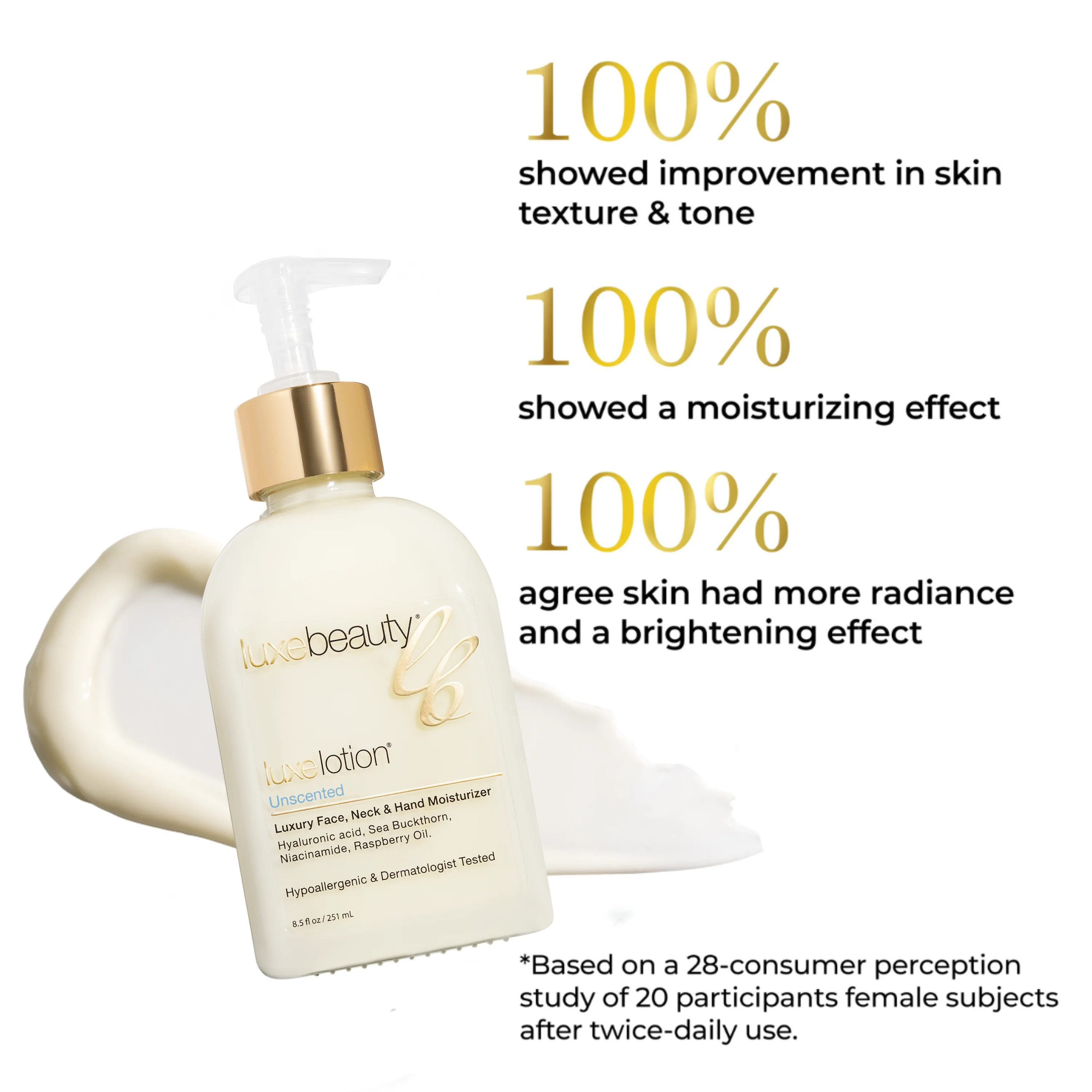 Face, Neck & Hand Moisturizer - 8.5 oz Unscented - Image 7