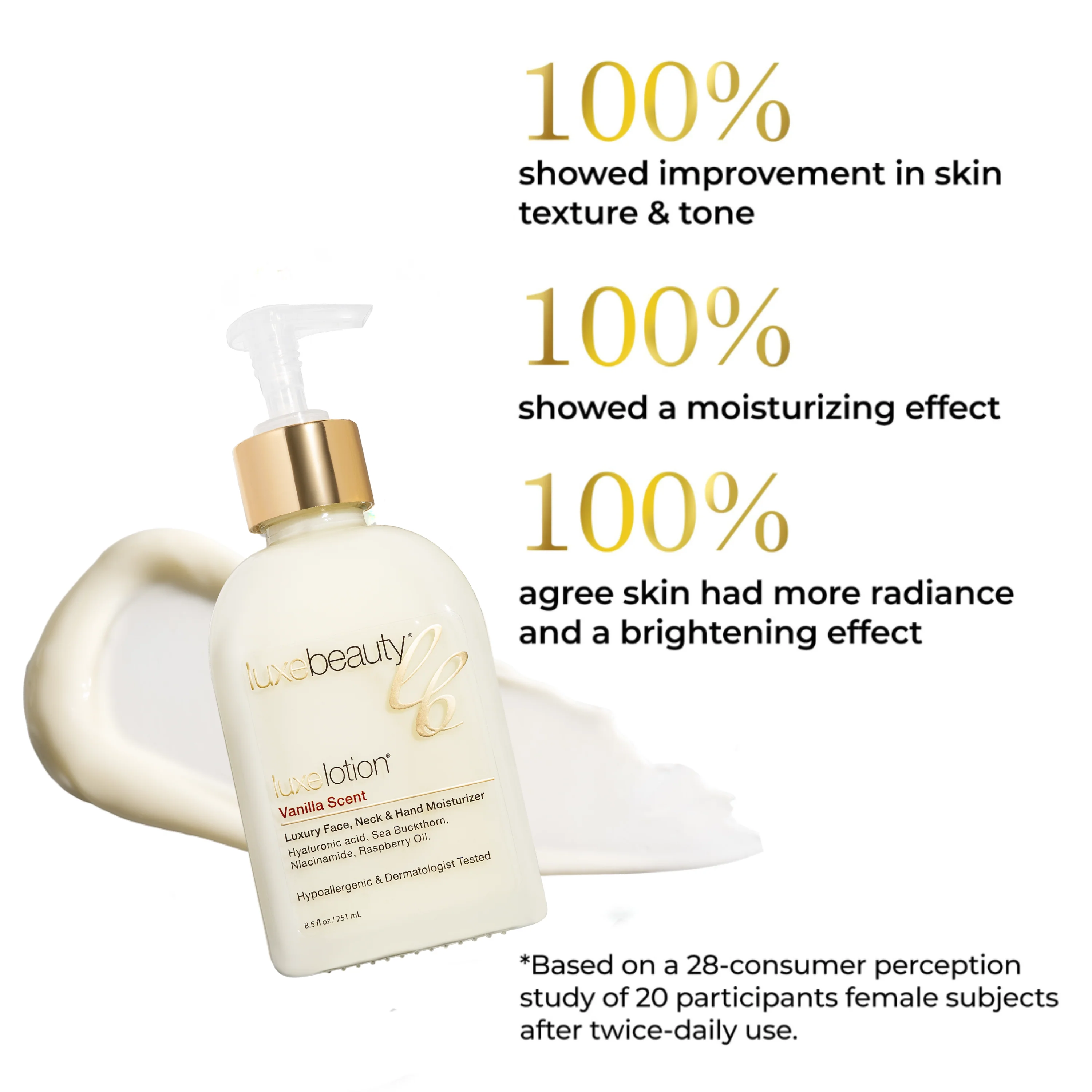 Face, Neck & Hand Moisturizer - Vanilla Scent - Image 7