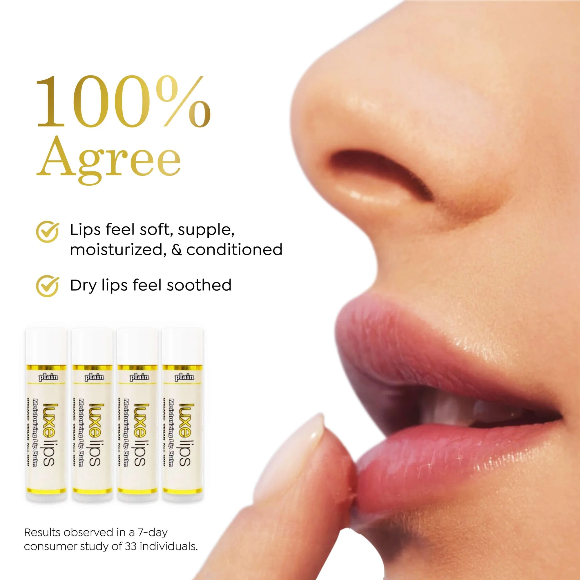 Luxe Lips 4 Pack - All Plain - Image 4