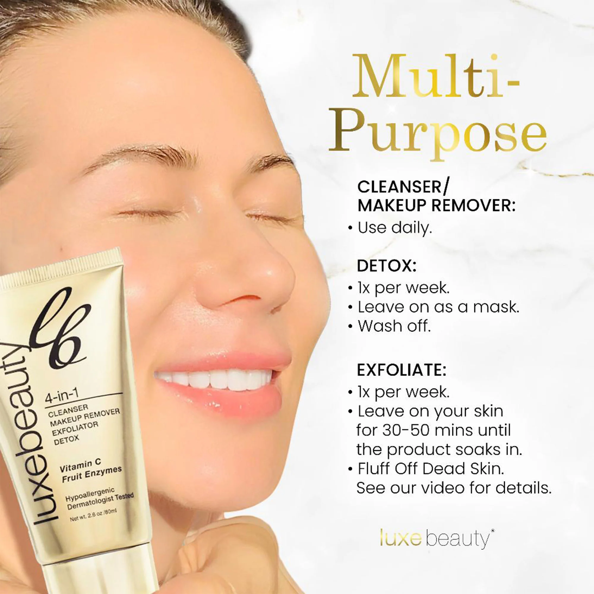 Travel-Sized 4 in 1 Vegan Skin Cleanser - Image 5